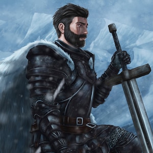 Character Commission Digital Half Body Painting Realistic & Semi-Realistic Style *Digital File Only* (DnD, FFXIV, OC&#39;s)
