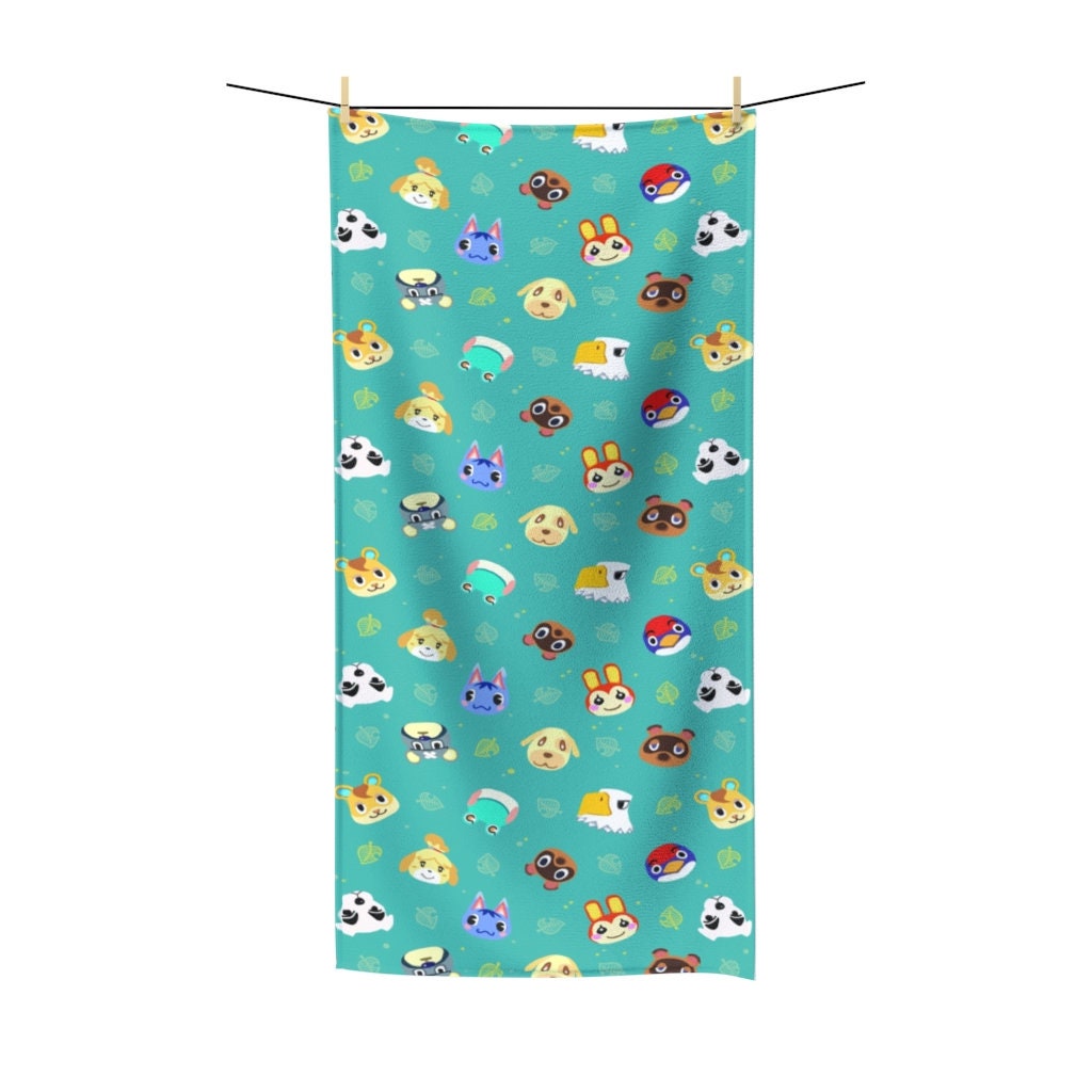 Animal Crossing Polycotton Towels / Animal Crossing Polycotton Etsy