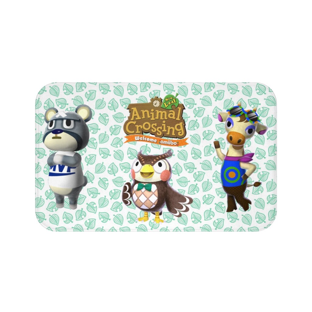 Animal Crossing Bath Mats / Animal Crossing Bath Mat 3 Etsy