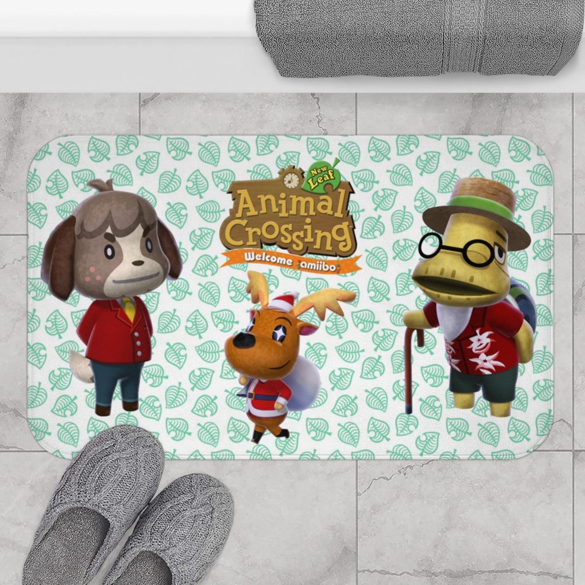 Animal Crossing Bath Mats / Animal Crossing Bath Mat 4 Etsy