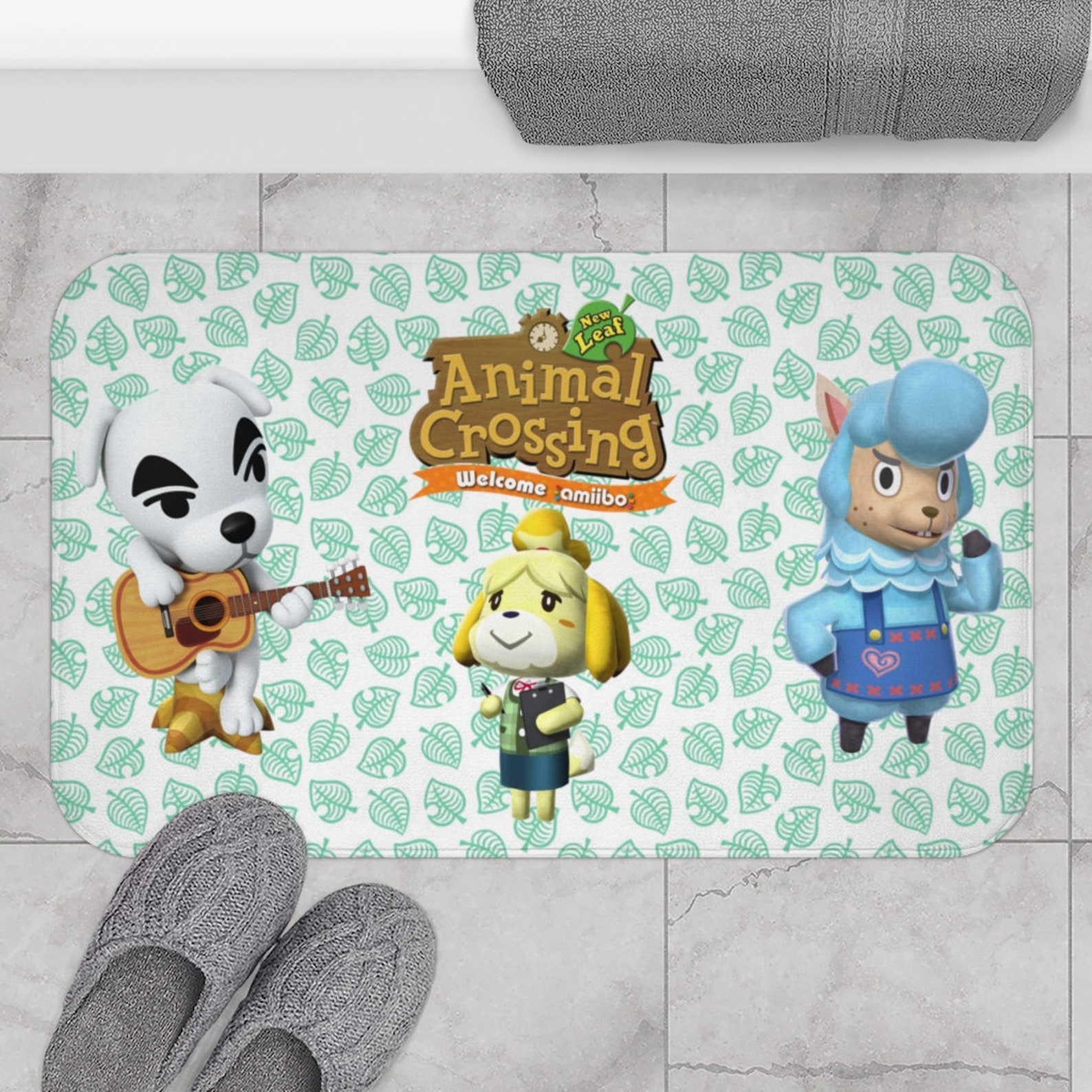 Animal Crossing Bath Mats / Animal Crossing Bath Mat 2 Etsy