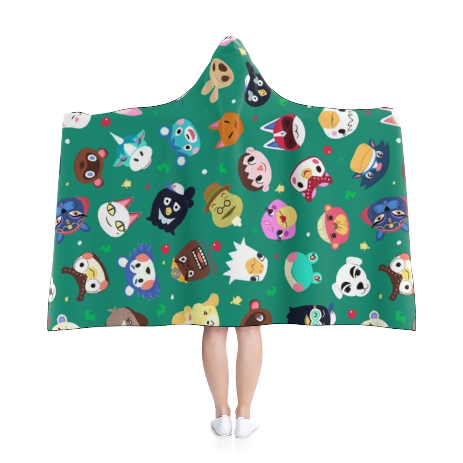 Animal Crossing Hooded Blanket 2 / Animal Crossing Hooded Etsy