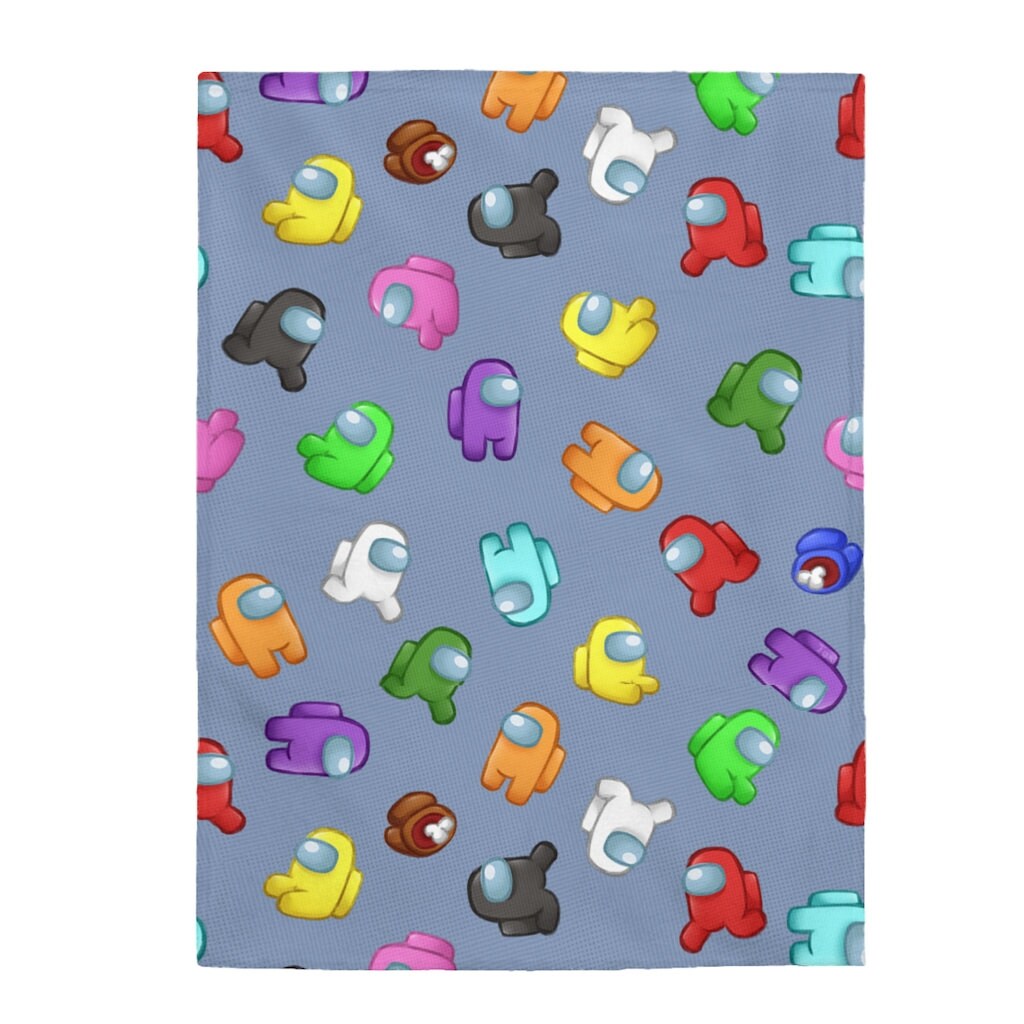 Among Us Velveteen Plush Blanket 3 Among Us Velveteen Plush Blankets