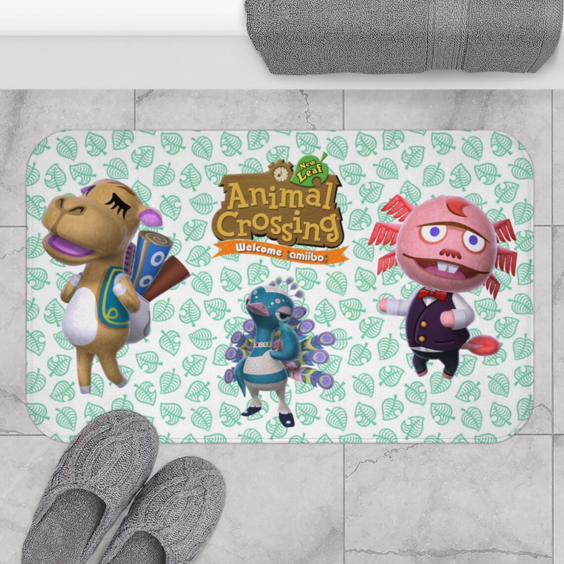 Animal Crossing Bath Mats / Animal Crossing Bath Mat 11 Etsy