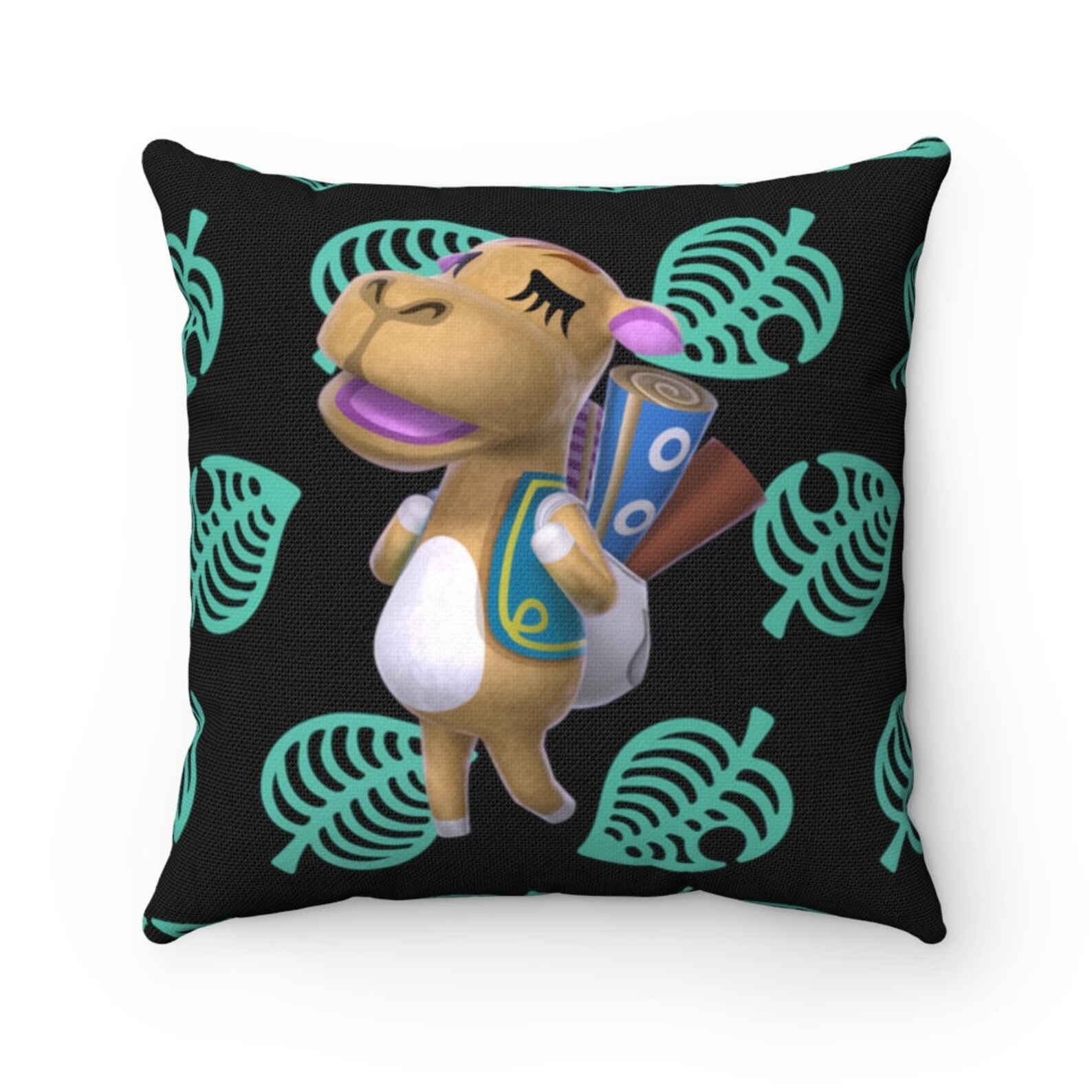 Animal Crossing Pillows / Animal Crossing Faux Suede Square Etsy