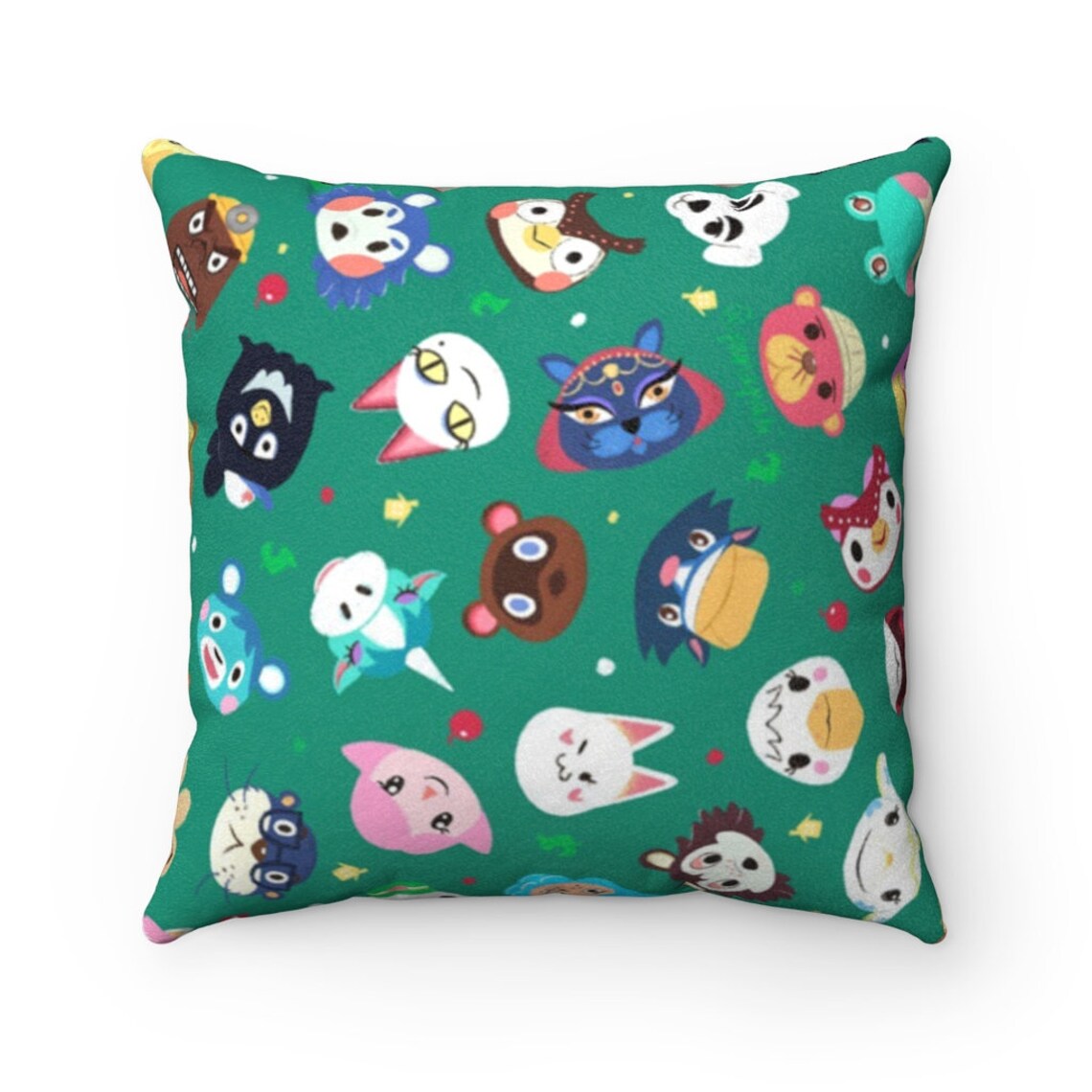 Animal Crossing Pillows / Animal Crossing Faux Suede Square Etsy