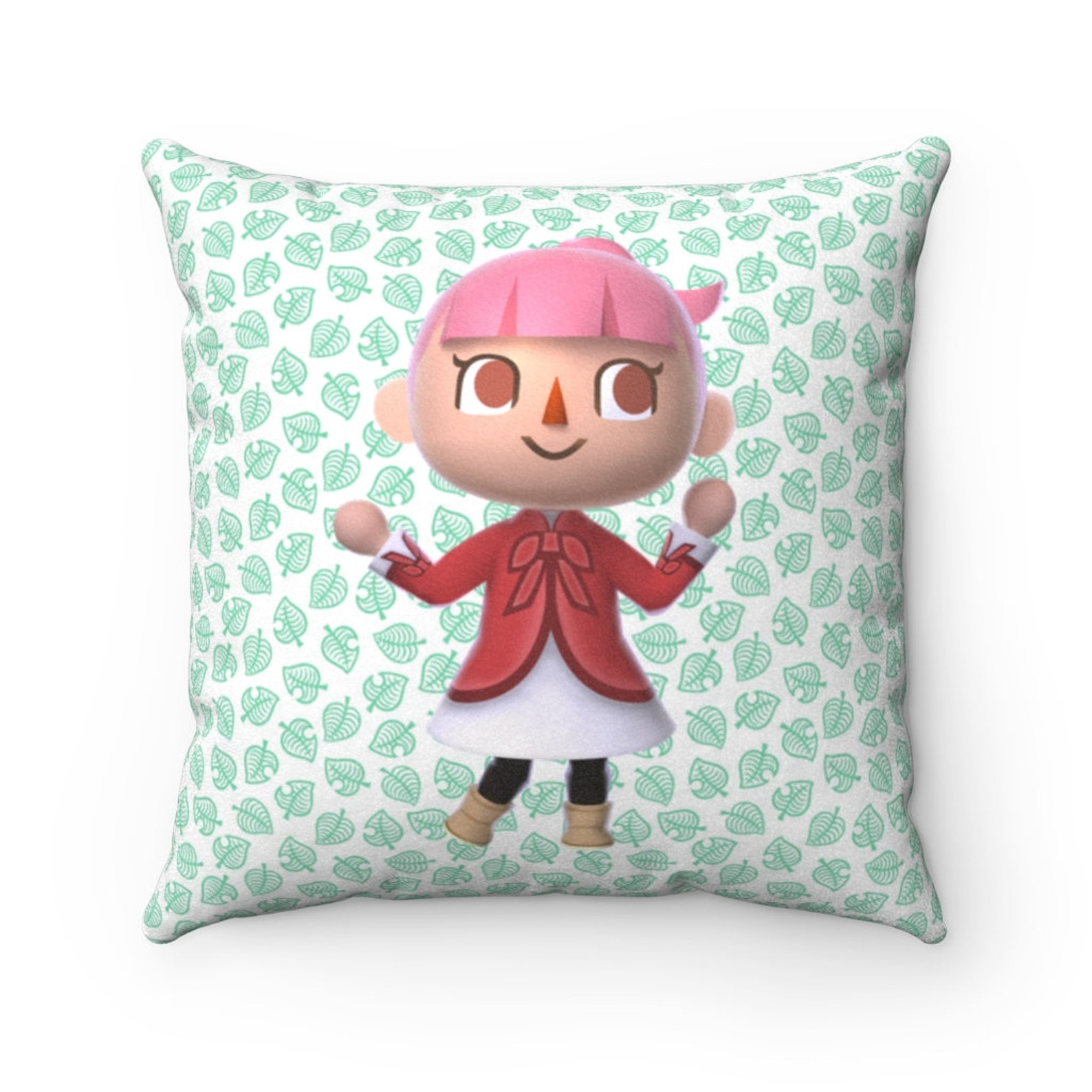 Animal Crossing White Pillows / White Animal Crossing Faux Etsy