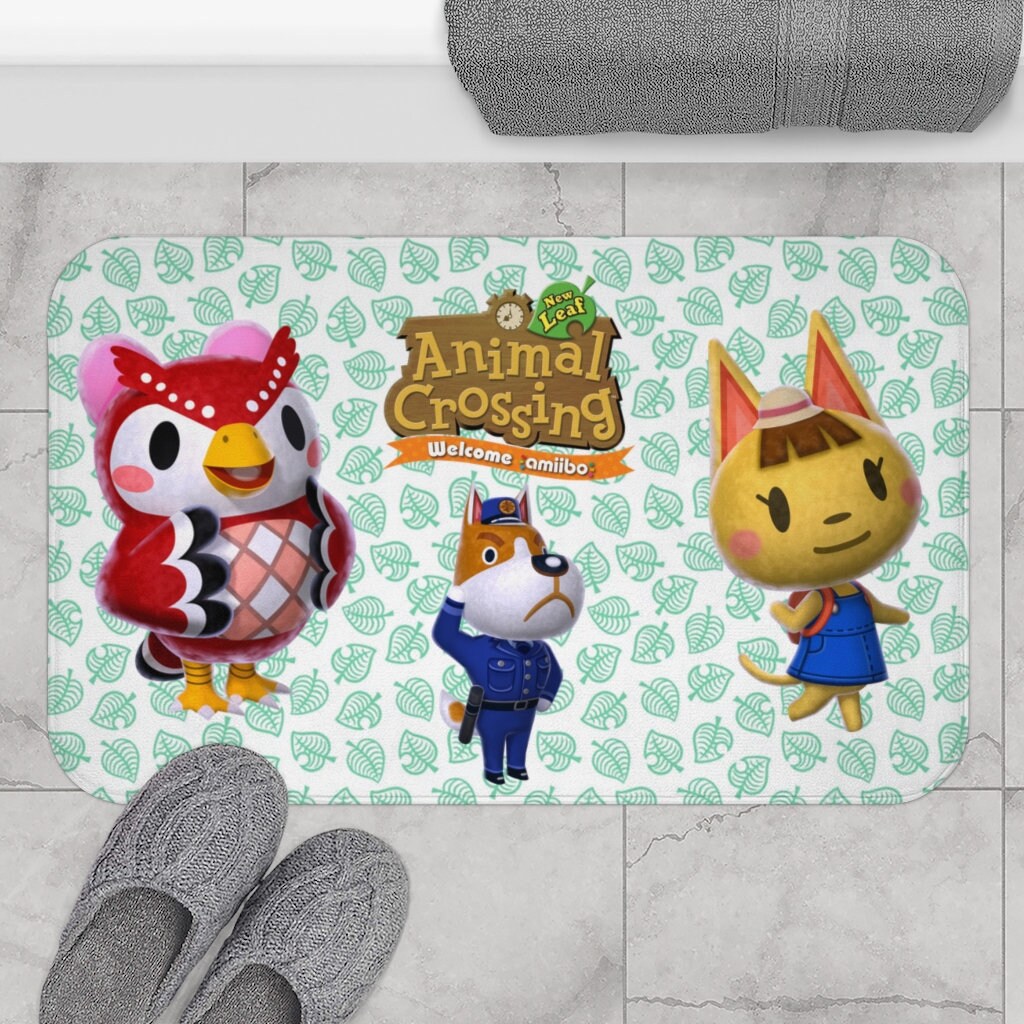 Animal Crossing Bath Mats / Animal Crossing Badmat 5 Etsy