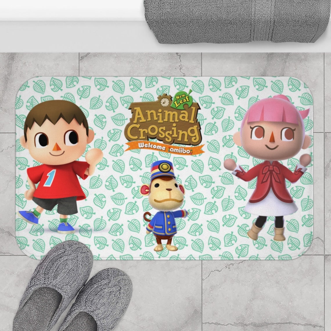 Animal Crossing Bath Mats / Animal Crossing Badmat 8 Etsy