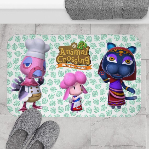 Animal Crossing Bath Mats / Animal Crossing Bath Mat 9 Etsy