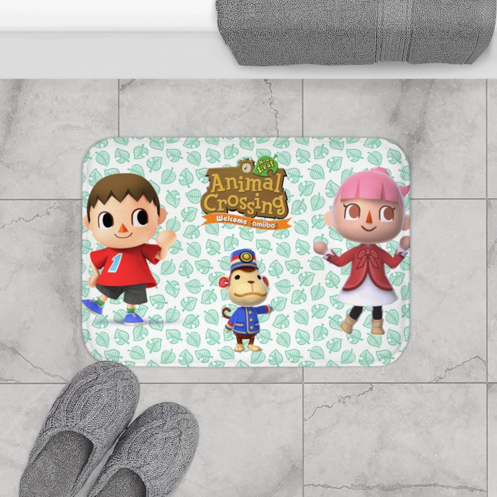 Animal Crossing Bath Mats / Animal Crossing Badmat 8 Etsy