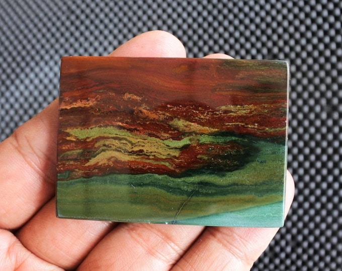 Landscape Multicolor Java Jasper,Orange colour,Agate crazy lace,Crystal healing,Blue gemstone,Gemstone jewelry,Diamond gemstone