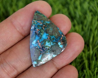 Chrysocolla With Native Copper