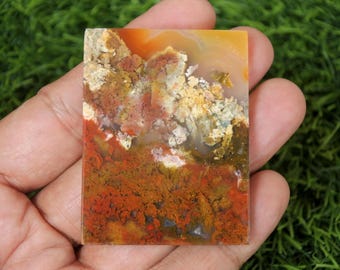 Translucent Multicolor Java Moss Agate