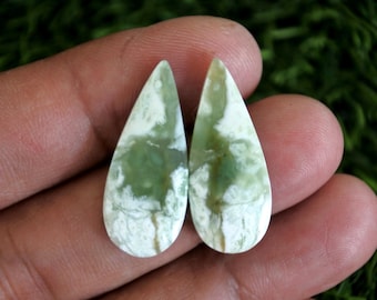 Chrysoprase Earring Pair