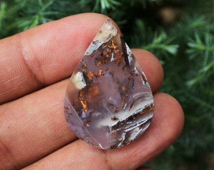 Copper in Purple Chalcedony