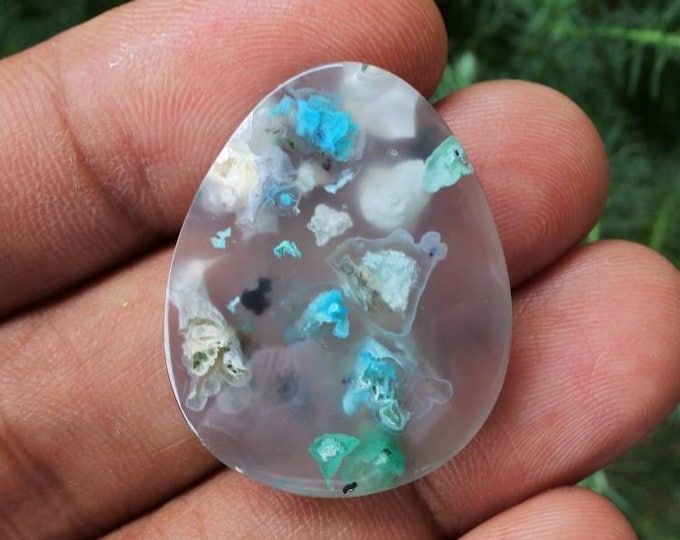 Chrysocolla Copper in Chalcedony