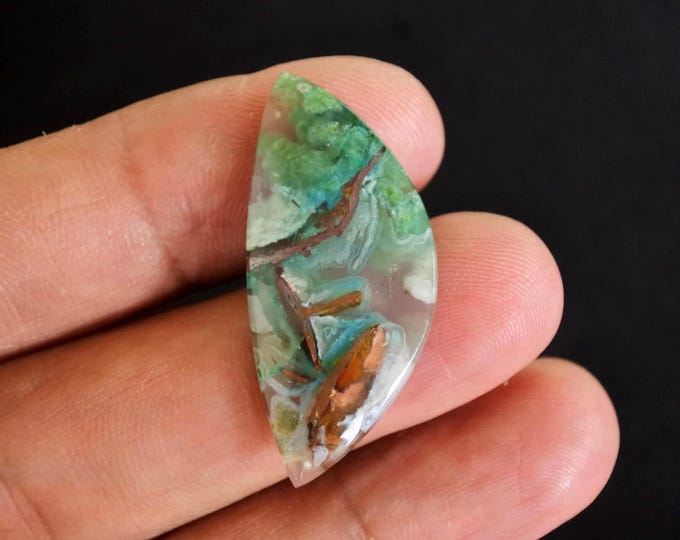 Chrysocolla Copper in Chalcedony