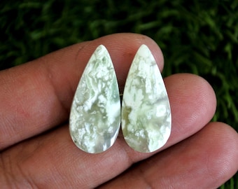 Chrysoprase Earring Pair