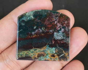 Pierre gemme multicolore de jaspe de Java : cristallisation, fabrication de bijoux