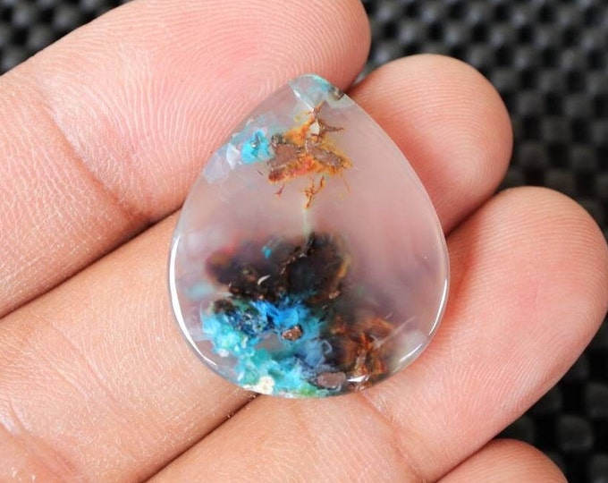 Multicolor Chrysocolla Copper in Chalcedony