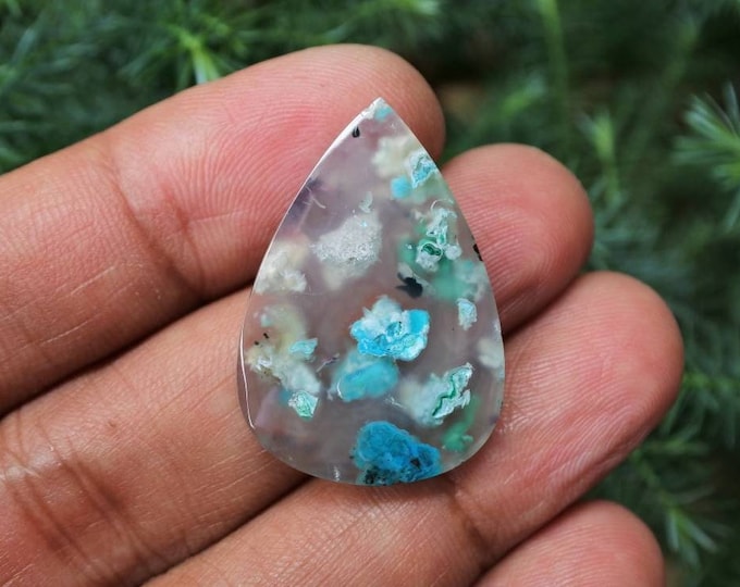 Native Copper Chrysocolla in Chalcedony