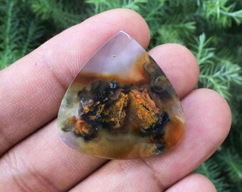 Multicolor Chrysocolla With Native Chopper in Chalcedony