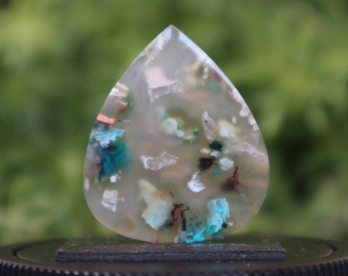 Chrysocolla With Native Copper
