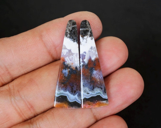 Java Multicolour Agate Earring Pairs