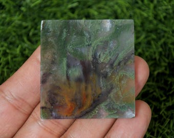 Translucent Multicolor Java Moss Agate