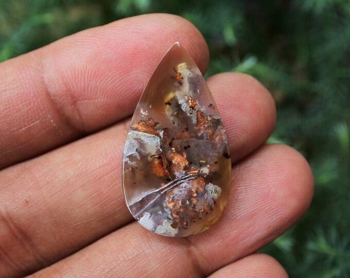 Copper in Purple Chalcedony