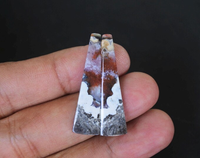 Multicolour Java Agate Pairs