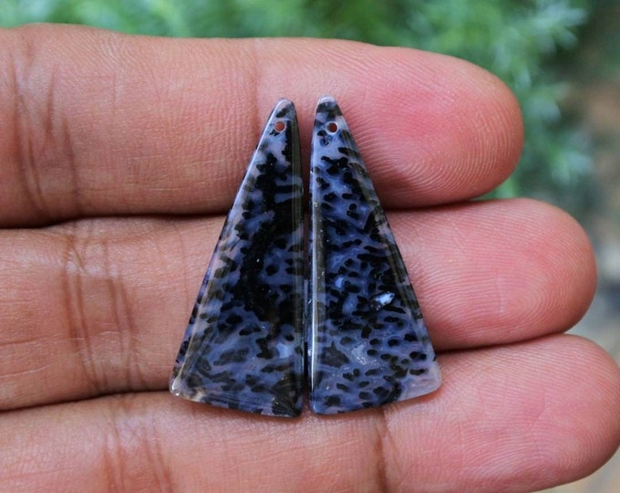Black PalmRoot Earring Pair