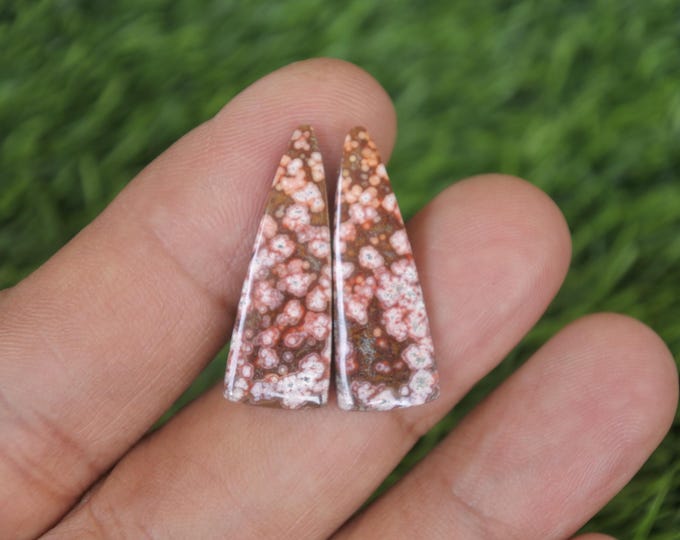 Java River Jasper Earring Pair