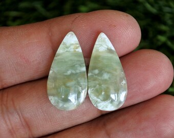 Chrysoprase Earring Pair