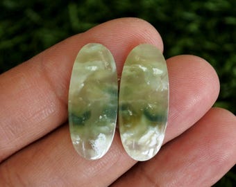 Chrysoprase Earring Pair