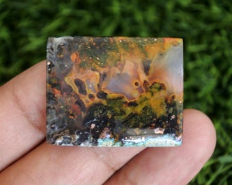 Multicolor Chrysocolla With Copper In Calchedony
