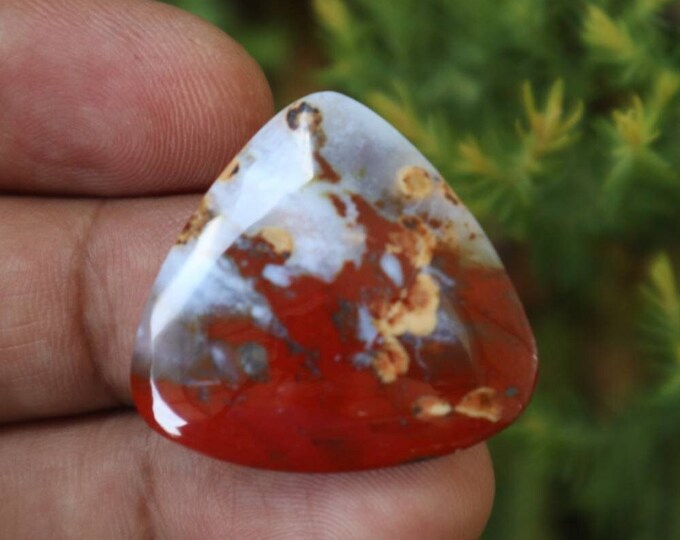 Red lava jasper