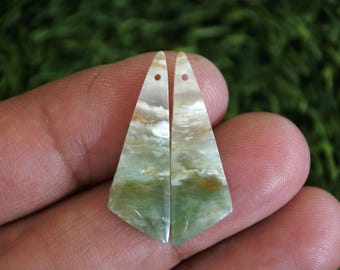 Chrysoprase Earring Pair
