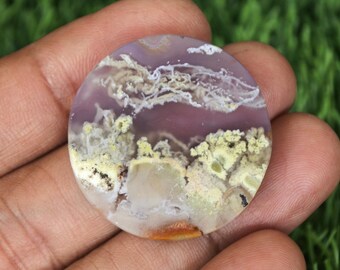 Ágata musgosa púrpura