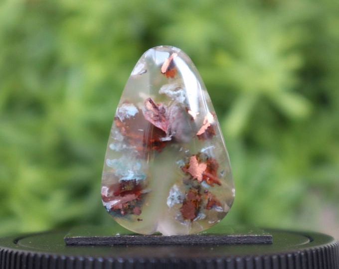 Chrysocolla With Native Copper