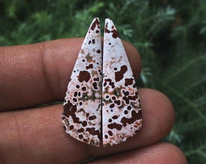 Java River Jasper Earring Pair