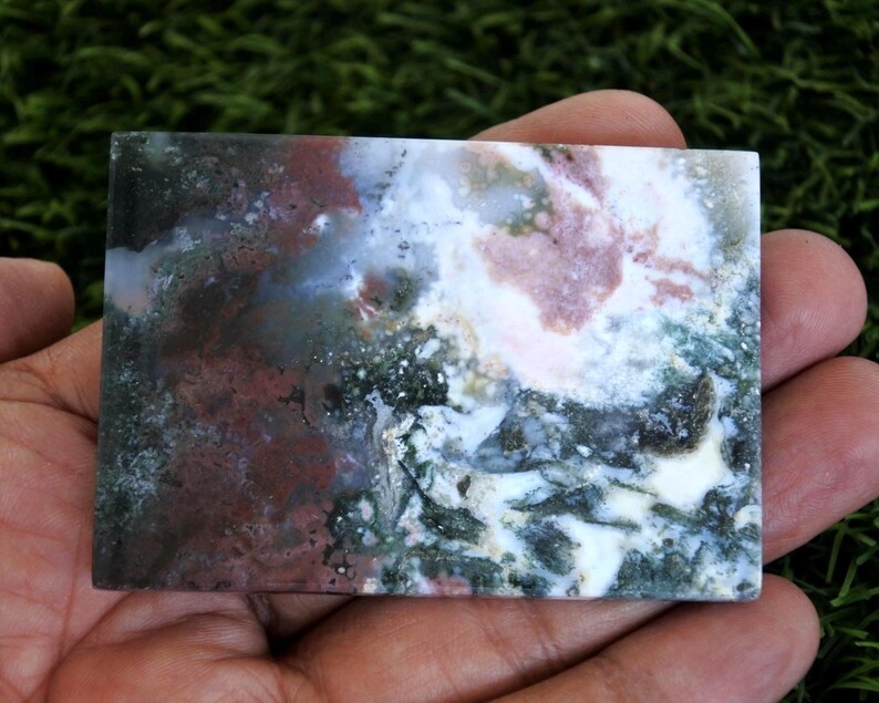 Großer mehrfarbiger Java Jaspis Bild 2