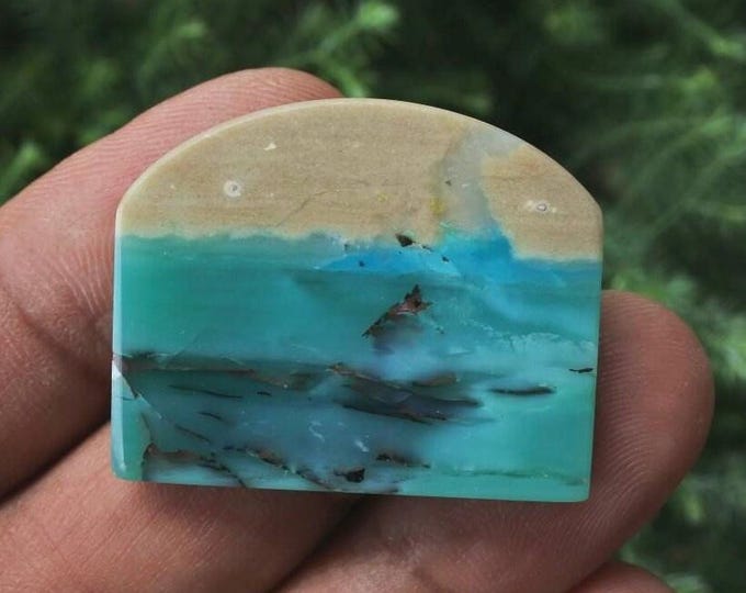 Scenic Blue Opalized Wood