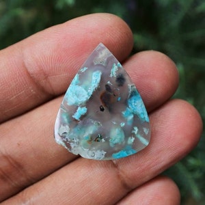 Native Copper Chrysocolla in Chalcedony