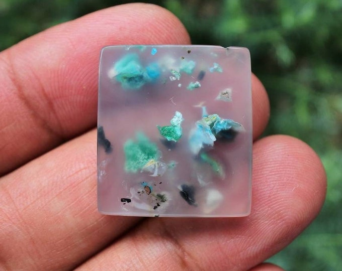 Native Copper Chrysocolla in Chalcedony