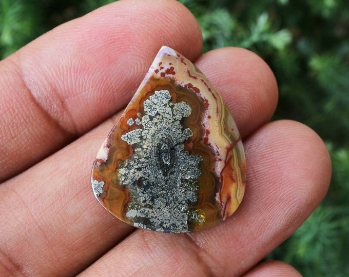 Unique Shape Marcasite Agate