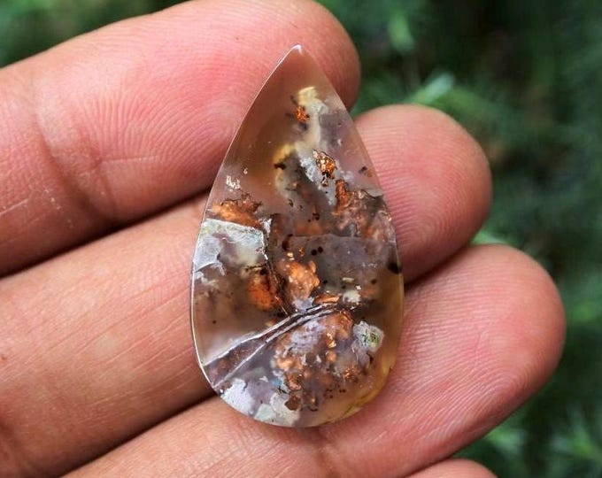 Copper in Purple Chalcedony