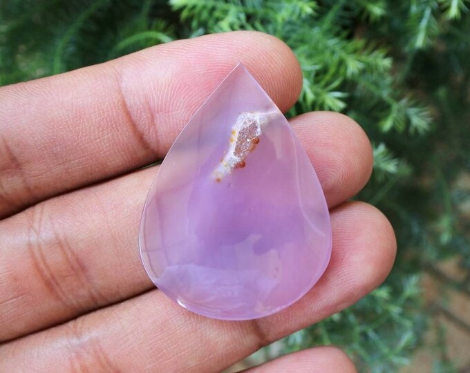 Window Drusy In Purple Chalcedony