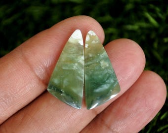 Chrysoprase Earring Pair
